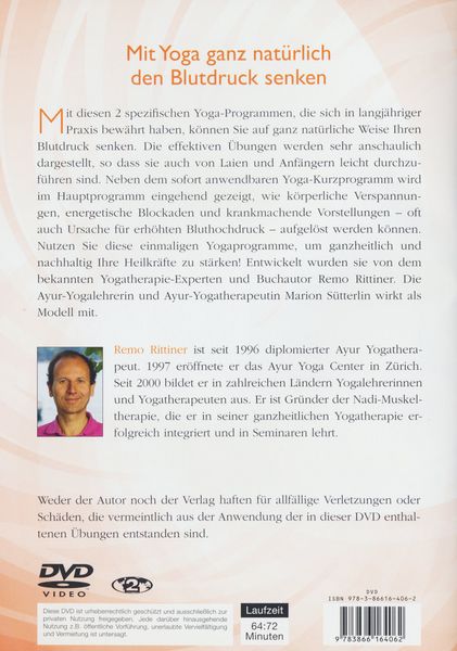 Produktbild: Yogatherapie bei hohem Blutdruck