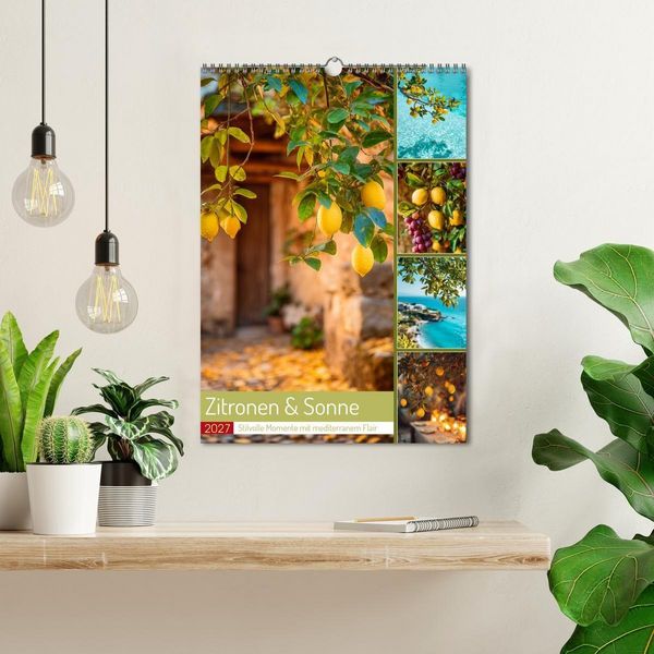Produktbild: Zitronen & Sonne (Wandkalender 2027 DIN A3 hoch), CALVENDO Monatskalender