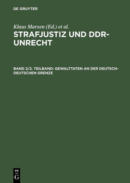 Produktbild: Gewalttaten an der deutsch-deutschen Grenze