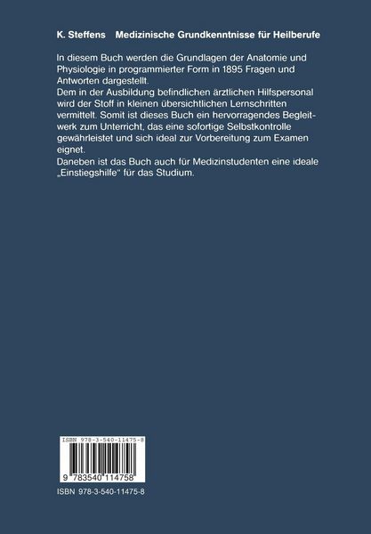 Produktbild: Medizinische Grundkenntnisse f&uuml;r Heilberufe