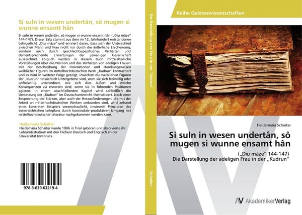 Produktbild: Si suln in wesen undert&acirc;n, s&ocirc; mugen si wunne ensamt h&acirc;n