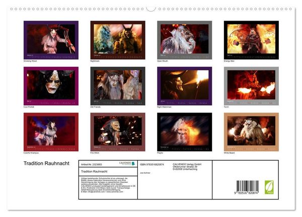Produktbild: Tradition Rauhnacht (hochwertiger Premium Wandkalender 2027 DIN A2 quer), Kunstdruck in Hochglanz