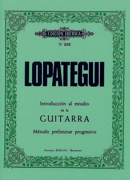 Produktbild: Introducci&oacute;n al estudio de la guitarra