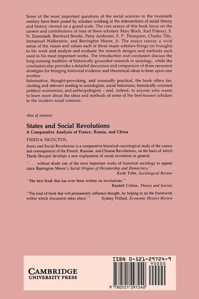 Produktbild: Vision and Method in Historical Sociology