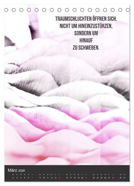 Produktbild: AugenweiTe Bilder.Texte.Inspirationen (Tischkalender 2026 DIN A5 hoch), CALVENDO Monatskalender