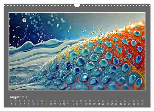 Produktbild: Strukturvisionen (Wandkalender 2026 DIN A3 quer), CALVENDO Monatskalender