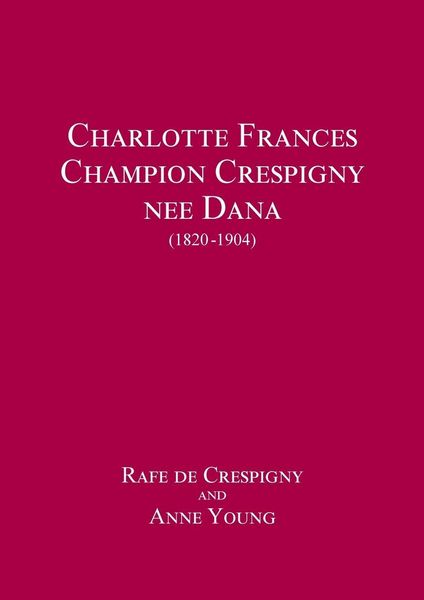 Produktbild: Charlotte Frances Champion Crespigny nee Dana (1820 - 1904)