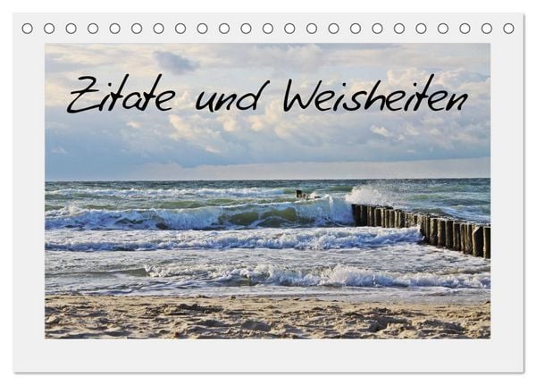 Produktbild: Zitate und Weisheiten (Tischkalender 2026 DIN A5 quer), CALVENDO Monatskalender