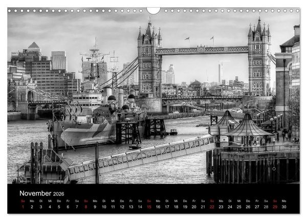 Produktbild: Unterwegs in London (Wandkalender 2026 DIN A3 quer), CALVENDO Monatskalender
