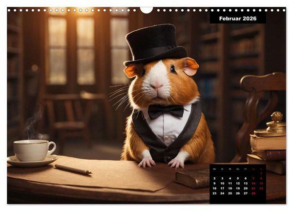 Produktbild: Meerschweinchen mal anders! (Wandkalender 2026 DIN A3 quer), CALVENDO Monatskalender