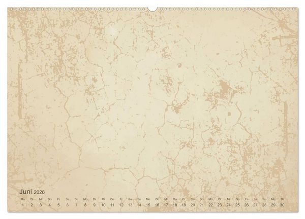 Produktbild: Vintage DIY Bastel-Kalender - Zum Selbstgestalten (Wandkalender 2026 DIN A2 quer), CALVENDO Monatskalender