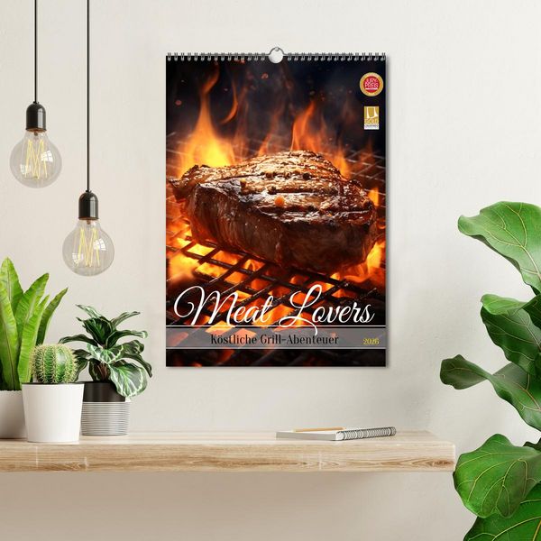Produktbild: Meat Lovers - K&ouml;stliche Grill Abenteuer (Wandkalender 2026 DIN A3 hoch), CALVENDO Monatskalender