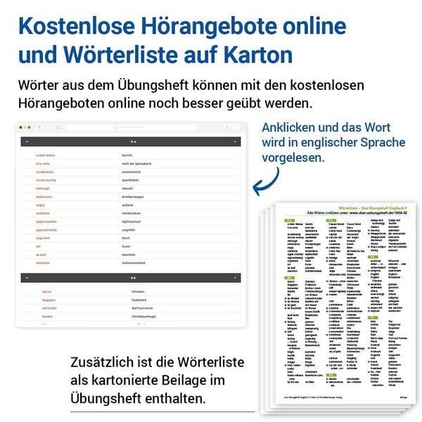 Produktbild: Das &Uuml;bungsheft Englisch 7