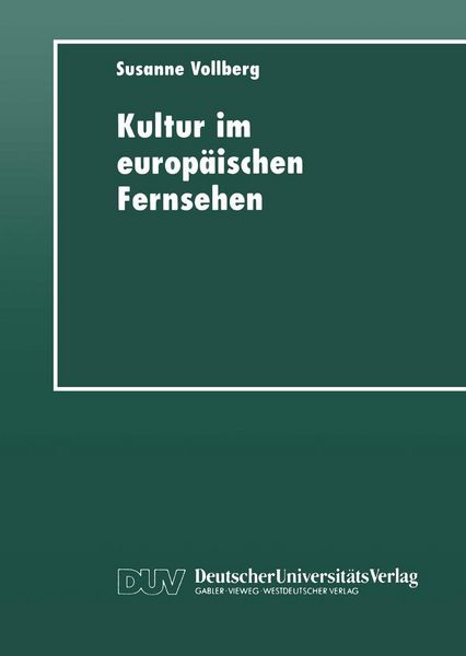 Produktbild: Kultur im europ&auml;ischen Fernsehen