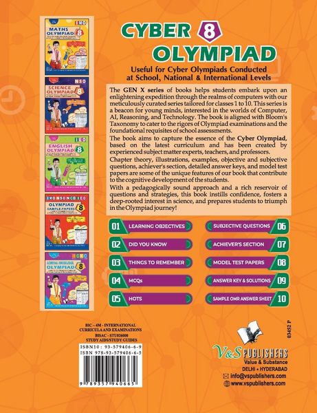 Produktbild: National Cyber Olympiad - Class 8 (With OMR Sheets)