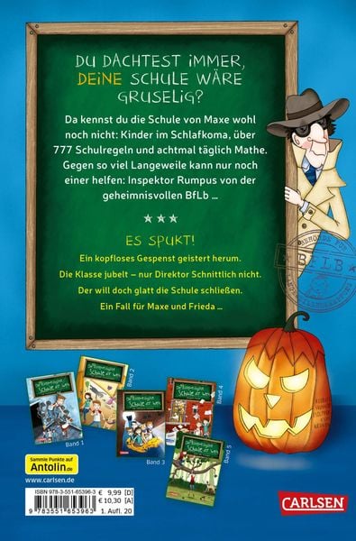 Produktbild: Die unlangweiligste Schule der Welt 6: Geisterstunde