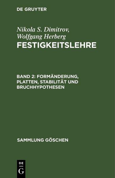 Produktbild: Form&auml;nderung, Platten, Stabilit&auml;t und Bruchhypothesen