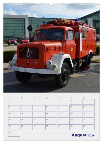Produktbild: FEUERWEHR-Legende (Wandkalender 2026 DIN A2 hoch), CALVENDO Monatskalender