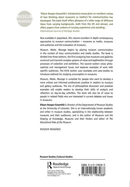 Produktbild: Museum, Media, Message