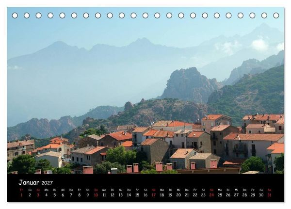 Produktbild: Korsikas St&auml;dte (Tischkalender 2027 DIN A5 quer), CALVENDO Monatskalender