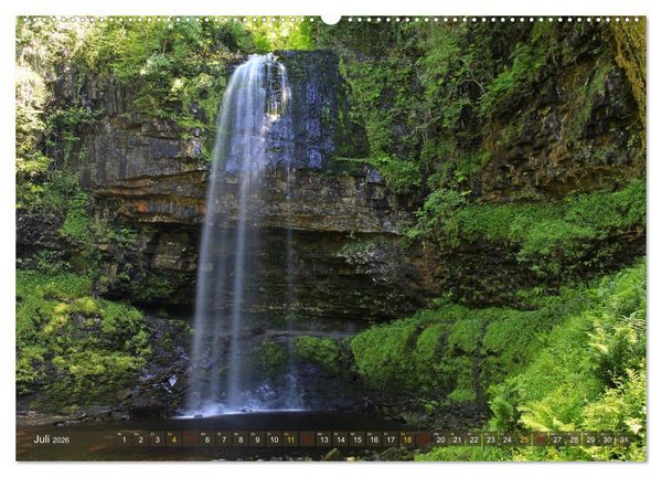 Produktbild: Naturwunder Wales (Wandkalender 2026 DIN A2 quer), CALVENDO Monatskalender