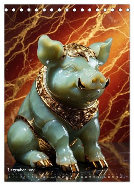 Produktbild: ZODIAK JADE IMPERIAL (Tischkalender 2027 DIN A5 hoch), CALVENDO Monatskalender