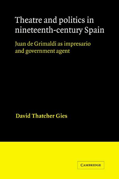 Produktbild: Theatre and Politics in Nineteenth-Century Spain