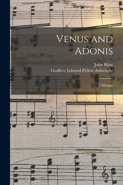 Produktbild: Venus and Adonis: A Masque