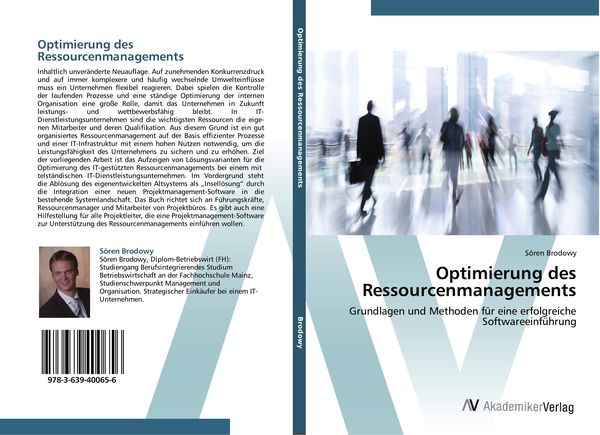 Produktbild: Optimierung des Ressourcenmanagements