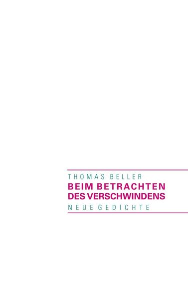 Produktbild: Beim Betrachten des Verschwindens