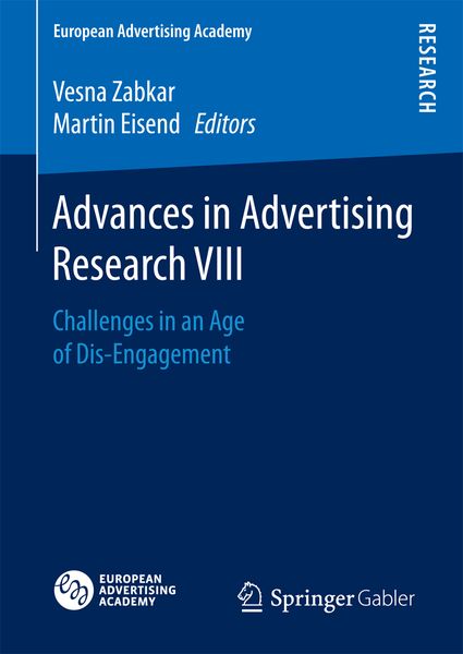 Produktbild: Advances in Advertising Research VIII