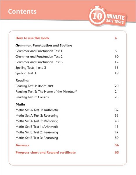 Produktbild: Grammar, Reading & Maths 10-Minute Tests Ages 9-10