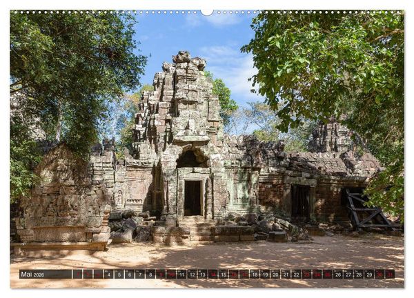 Produktbild: Angkor - Die Tempel der Khmer (hochwertiger Premium Wandkalender 2026 DIN A2 quer), Kunstdruck in Hochglanz