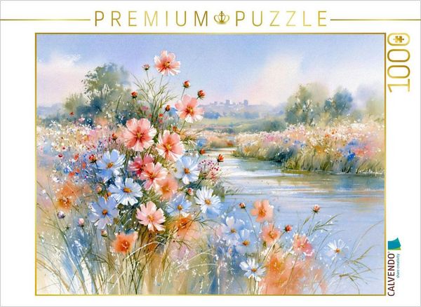 CALVENDO Puzzle Blüten, die den Sommer feiern | 1000 Teile Lege-Größe 64 × 48 cm Foto-Puzzle für glückliche Stunden