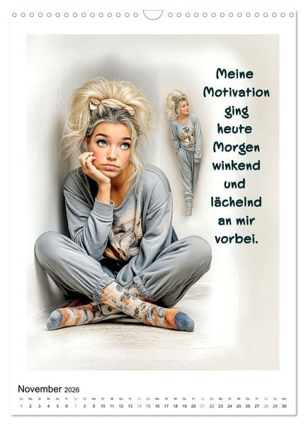 Produktbild: FRAU.PUNKT. (Wandkalender 2026 DIN A3 hoch), CALVENDO Monatskalender