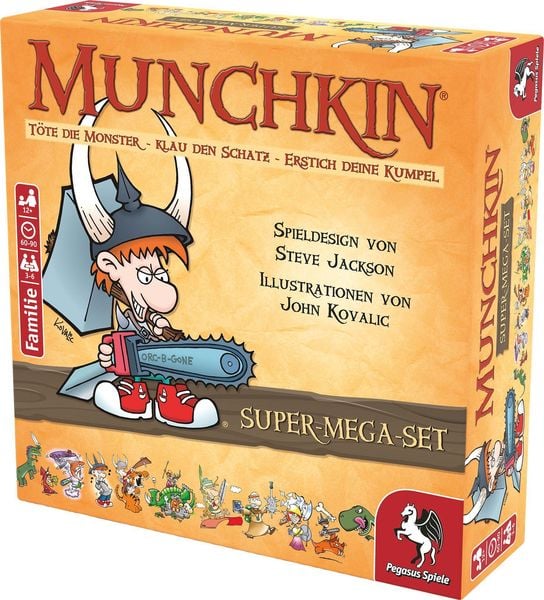 Produktbild: Munchkin Fantasy Super-Mega-Set (Kartenspiel)