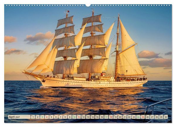 Produktbild: Segelschulschiffe - Weltweit (Wandkalender 2027 DIN A2 quer), CALVENDO Monatskalender
