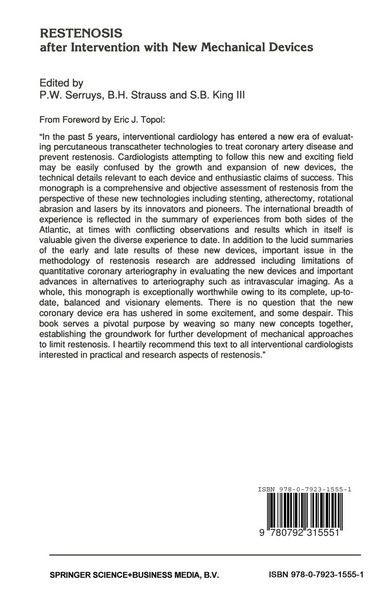 Produktbild: Restenosis After Intervention with New Mechanical Devices
