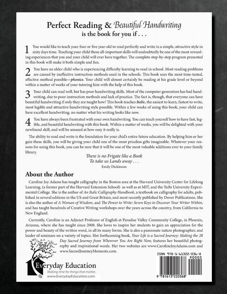 Produktbild: Perfect Reading, Beautiful Handwriting
