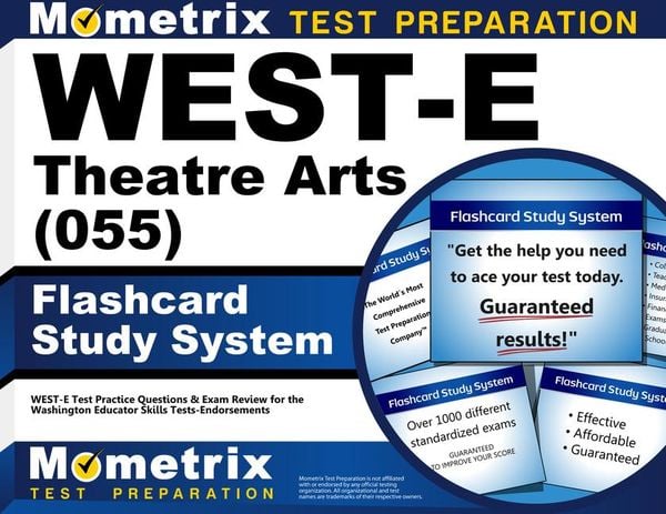 Produktbild: West-E Theatre Arts (055) Flashcard Study System