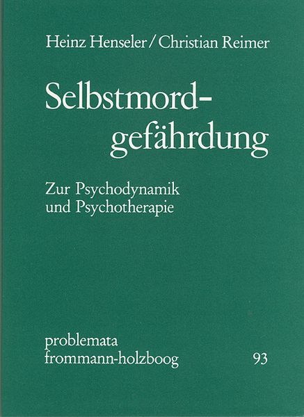 Produktbild: Selbstmordgef&auml;hrdung