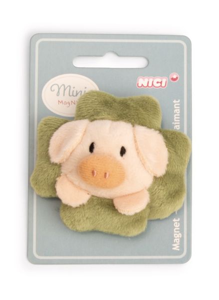 Produktbild: NICI - Mini MagNICI Schwein mit Kleeblatt 7cm an Header Karte