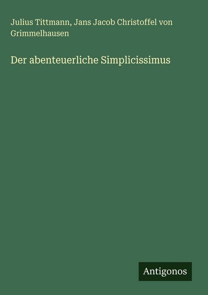 Produktbild: Der abenteuerliche Simplicissimus