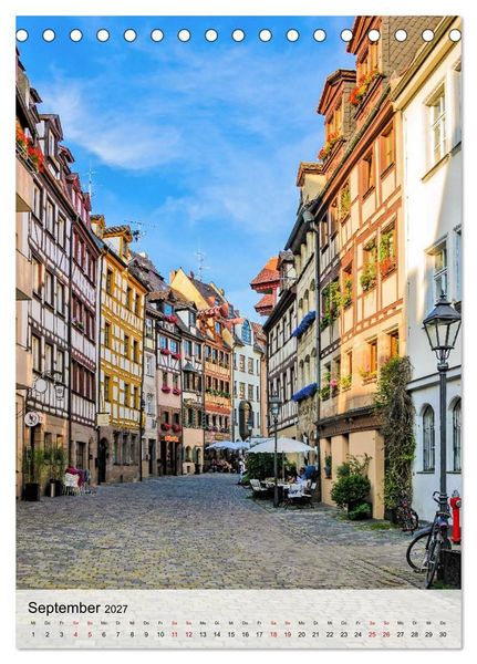 Produktbild: N&uuml;rnberg in Hochformat (Tischkalender 2027 DIN A5 hoch), CALVENDO Monatskalender