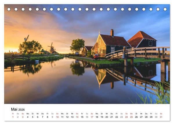 Produktbild: Europa im sch&ouml;nsten Licht (Tischkalender 2026 DIN A5 quer), CALVENDO Monatskalender