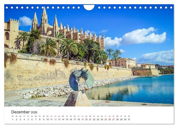 Produktbild: Mallorca, Mallorca (Wandkalender 2026 DIN A4 quer), CALVENDO Monatskalender