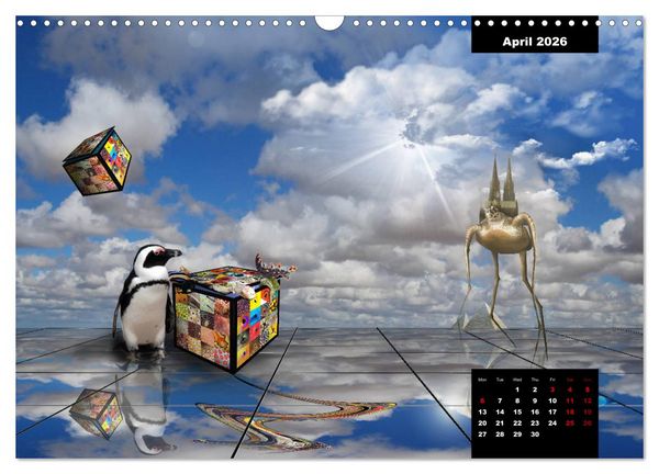 Produktbild: Dray's Re-Masters (Wall Calendar 2026 DIN A3 landscape), CALVENDO 12 Month Wall Calendar