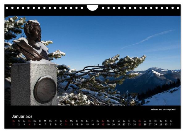 Produktbild: Unterwegs auf dem Maximiliansweg (Wandkalender 2026 DIN A4 quer), CALVENDO Monatskalender