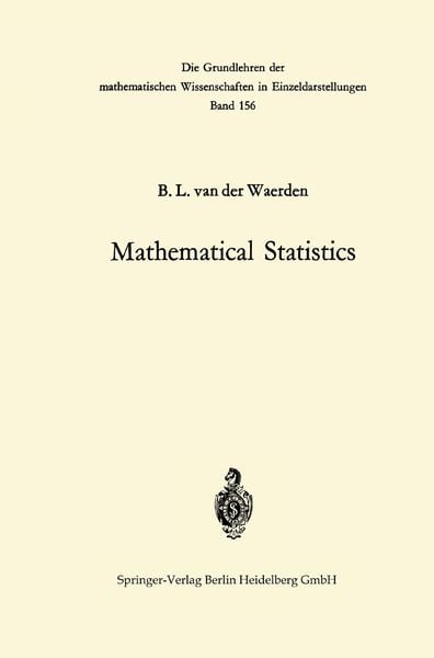 Produktbild: Mathematical Statistics