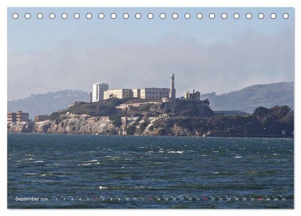 Produktbild: San Francisco Westk&uuml;ste USA (Tischkalender 2026 DIN A5 quer), CALVENDO Monatskalender